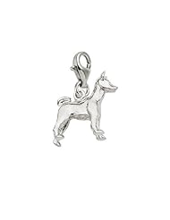 Rembrandt Charms Basenji Charm with Lobster Clasp