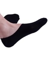 No Show Socks For Men By Stomper Joe, 3 Pack, Quality Cotton, Lge Silicon Heel Grip