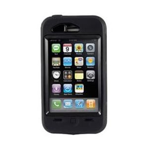 Otterbox Defender Case - Case for smartphone - silicone, polycarbonate - black - Apple iPhone 3G