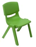 10¬?'' Preschool / Kindergarten Green Plastic Stack Chair [YU-YCX-003-GREEN-GG]
