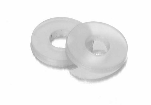 Nylon ANSI Flat Washer #1/4 Regular .281 ID x .734 OD x .062 Thick (Pack of 100)