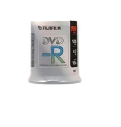 Fuji DVD-R 4.7GB 100PK SPINDLE 16X  WHITE INKJET HUB PRINTABLE SPINDLE