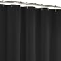Maytex Fabric Shower Curtain Liner, Black