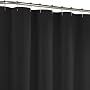 Maytex Fabric Shower Curtain Liner, Black