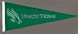 North Texas Mean Green NCAA Traditions" Pennant 13"x32""