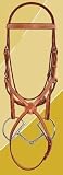 Ovation Jumper Bridle with figure eight noseband less reins.