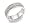 14K White Gold Paisley Design Wedding Band Ring