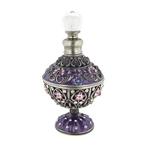 Flower Perfume Jeweled Bottle