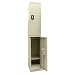 Sandusky Lee KDCL7212/2-07 Putty Powder Coat Steel SnapIt Full Length Locker, 72" Height x 12" Width x 18" Depth, 2 Shelves