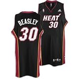 Michael Beasley Jersey: adidas Black Swingman #30 Miami Heat Jersey