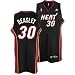 Michael Beasley Jersey: adidas Black Swingman #30 Miami Heat Jersey - X-Large