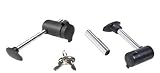 Master Lock Key Alike Set with Receiver and Coupler Latch Locks, 2-Piece Set #2848DAT