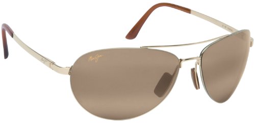 Maui Jim Pilot 210 Sunglasses, Gold / Bronze Lens, Sunglasses