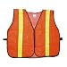 DELUXE SAFETY VEST 2'' TAPE FLUORESCENT ORANGE
