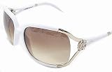 Authentic Roberto Cavalli Talisia 370S 483 Brown Gradient Lens/WHITE FRAME Sunglasses