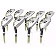 Forgan F3i Hybrid Iron Golf Club Set 3-SW Mens RH STIFF Flex STEEL