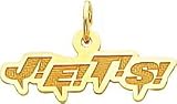 14K Gold NFL New York Jets Charm