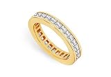 Diamond Eternity Band : 14K Yellow Gold - 2.00 CT Diamonds - Manufacturer by FineJewelryVault