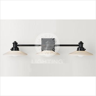 Martha Stewart Three-Light Bathroom Vanity Light
