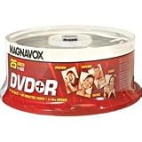 Magnavox 16x Write-Once DVD+R Spindle - 25 Disc Spindle DR4M6B25F/17