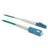 16.4ft LC/SC SIMPLEX 9/125 SINGLE-MODE FIBER PATCH CABLE - GREEN