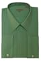 Dark Lime French Cuff Dress Shirt