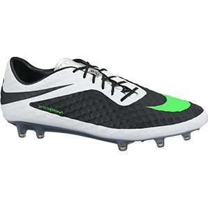 Nike HYPERVENOM PHANTOM FG Men's Soccer Black/White/Neo Lime US sz.