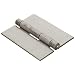Stainless Steel 304 Surface Mount Butt Hinge without Hole, 2B Mill Finish, 0.120" Leaf Thickness, 3" Open Width, 1/4" Pin Diameter, 4" Long, Removable Pin (Pack 1)