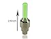 CAETLEÂ 2Pcs Aluminium Material Green LED Flash Tyre Wheel Valve Cap Light Patent Product for Car Bike Bicycle Motorbicycle Wheel Light Tyre Light