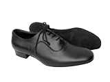 Men Latin Rhythm Salsa Signature S301 Blk Leather 1