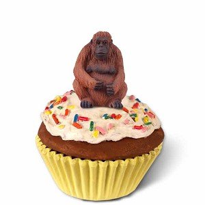 Orangutan Cupcake Trinket Box