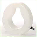 Raised Toilet Seat - Height 4" (102mm) - Easy Fit