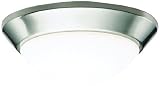 Kichler Classic Brushed Nickel 10 Wide Flushmount Light