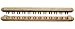 Roman-Style Two-Piece Wall Rack, Oak, 12 Cue