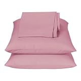 Extra Deep Pocket Sheets - Queen Size - 20" - Mauve - Closeout