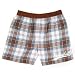 Boxercraft Brown/Baby Blue Flannel Volleyball Boxer Shorts