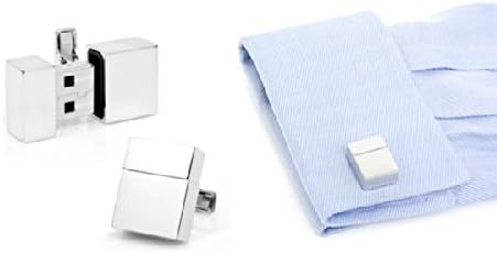 USB Silver Cufflinks 16gb