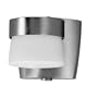 American Fluorescent ARMW1F13SNECT Aria Mini Outdoor Sconce, White Glass with a Satin Nickel Finish 13W