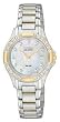 Citizen #EW2134-50D Women's Eco Drive Diamond Accented Silhouette Watch