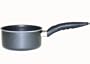 Proctor Silex 52508 Aluminum Nonstick Softhandle 1 Quart Open Sauce Pan, Black