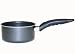 Kitchen & Housewares : Proctor Silex 52508 Aluminum Nonstick Softhandle 1 Quart Open Sauce Pan, Black
