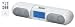 JVC - 4W x 2 - adaptateur pour iPod nano/video - tuner FM - reveil avec fonction d'assoupissement - fonction thermometre- telecommande - finition blanc