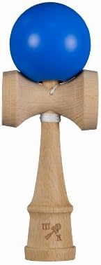 Fumetsu Kendama- Blue Rubberized Paint, Includes Extra String