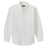 Boys' Cherokee Long-Sleeve Oxford Shirt - True White