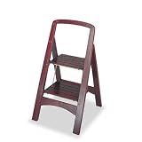 Rockford Series Mahogany Two Step Stool (Mahogany) (35H x 18W x 19.63D)