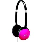 NEW JVC HAS150PX FLATS LIGHTWEIGHT HEADBAND HEADPHONES PINK 200MW MAX COLOR-MATCHED CORD IPOD NANO