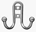 Brainerd #54527 2.5 Nickle Double Robe Hook