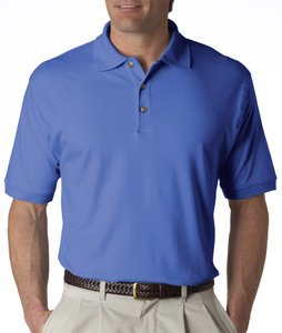UltraClub Men's Egyptian Interlock Polo