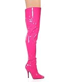 Hot Pink Sexy Thigh High Boot on a 5 Inch Heel - 8 On Sale