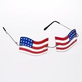 American Flag Glasses